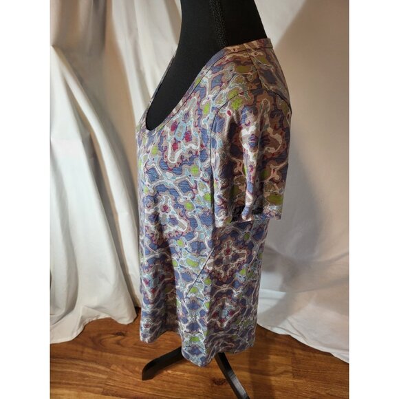 Fresh Produce 100% Cotton Geometric Size M S/S Tee Shirt - Picture 4 of 7